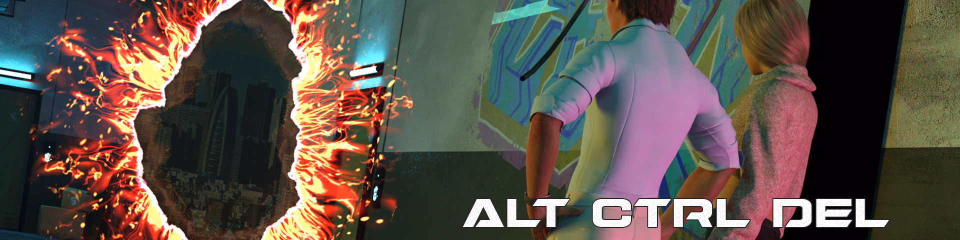 ALT CTRL DEL cover art showing the game title against a stylised banner