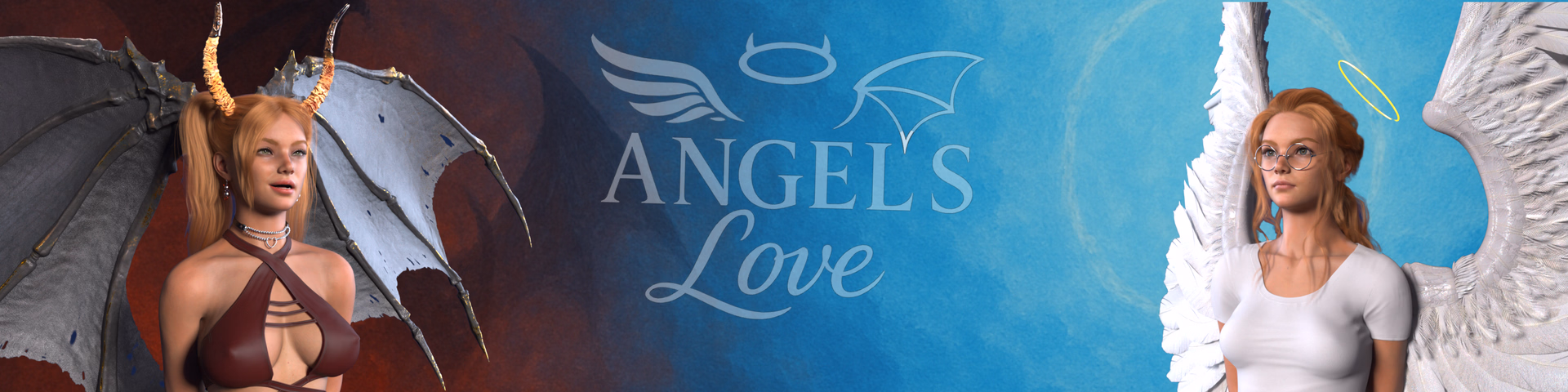 Angel's Love cover art featuring the game's angelic protagonist