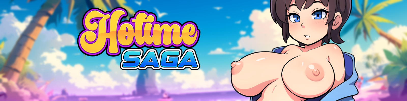 Hotime Saga cover art featuring the game's fantasy and sci-fi setting