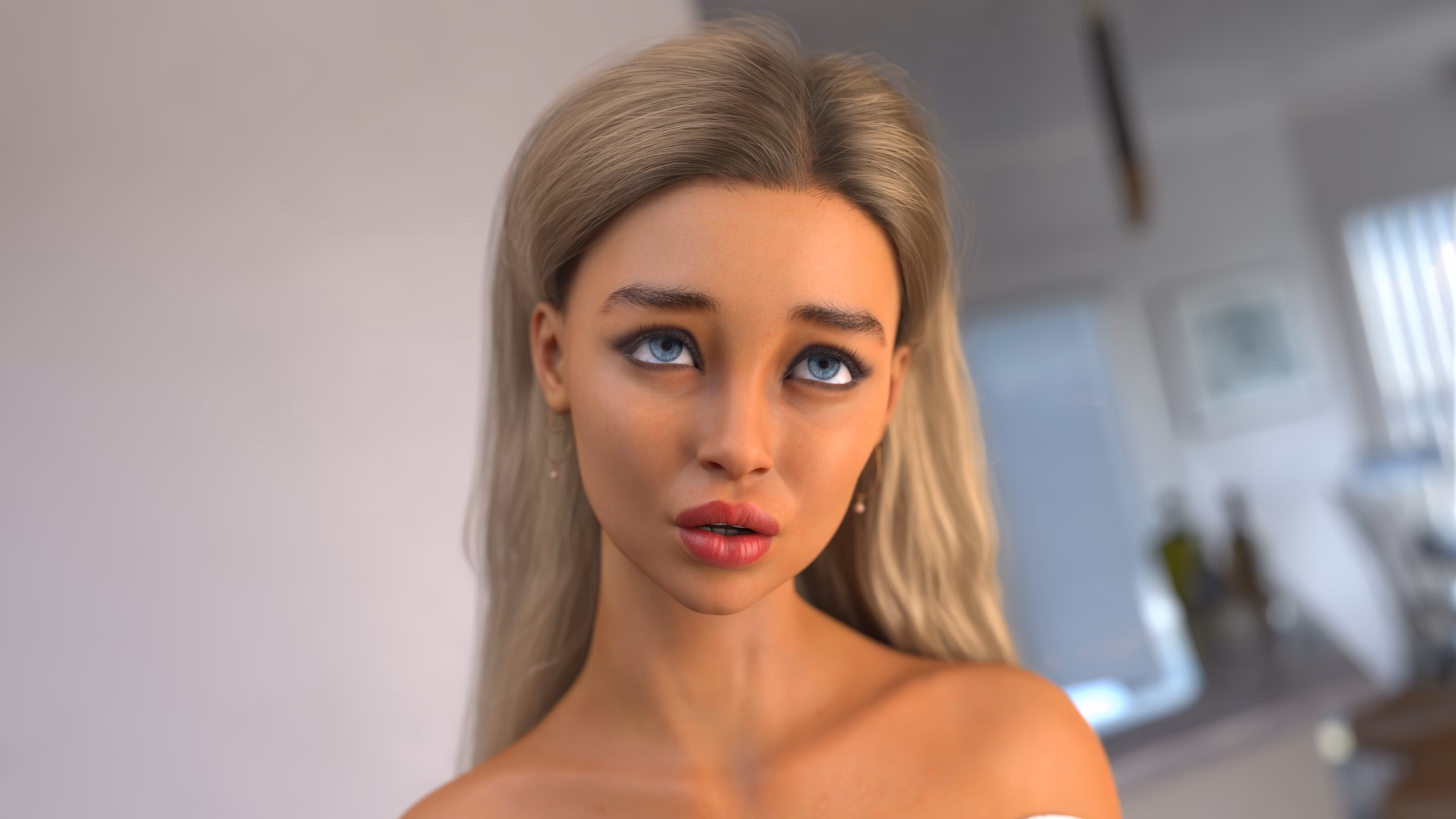 My Bimbo Dream: Kingpin screenshot showing 3DCG scene