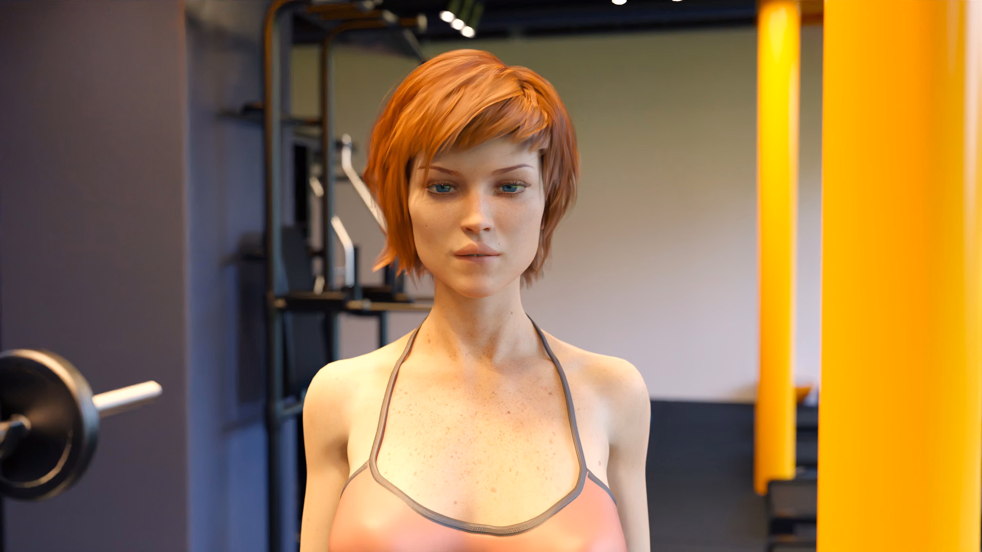 Screenshot from University of Problems highlighting the game's campus cast